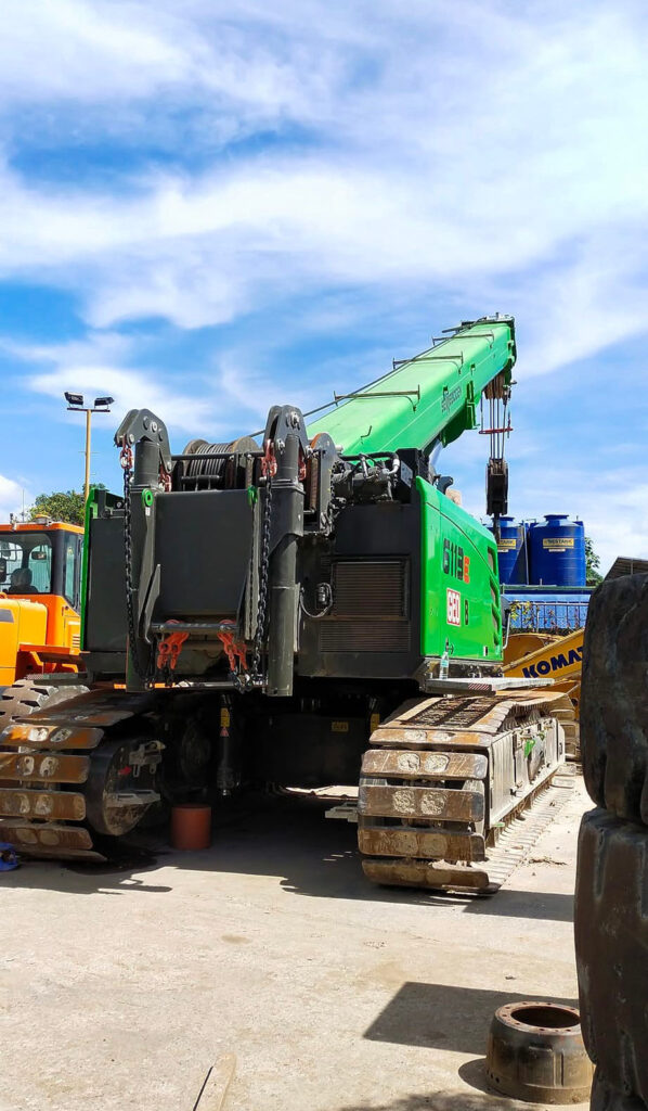 80 tons and 120 tons Crawler Crane