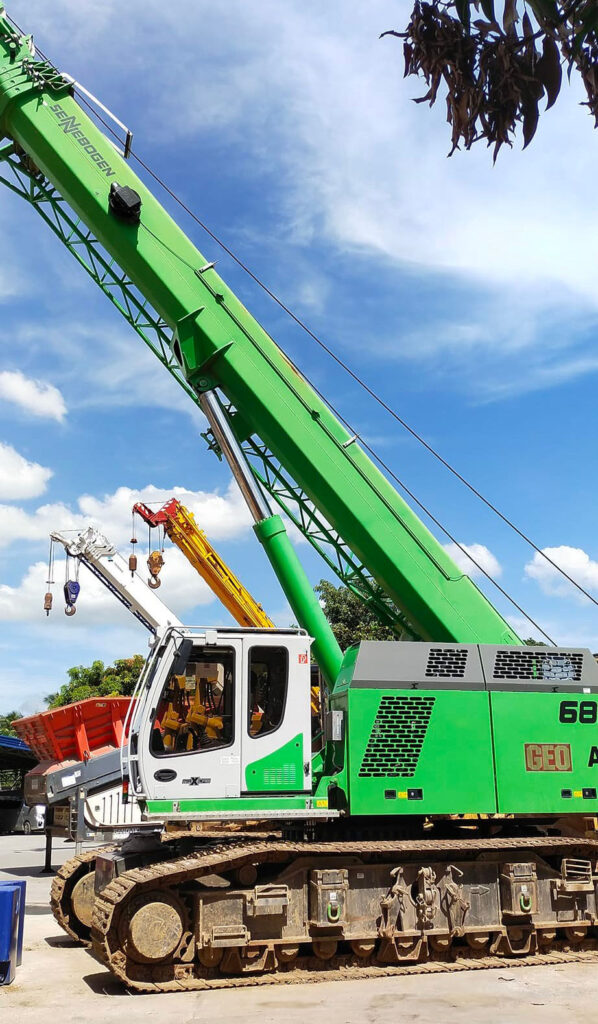 80 tons and 120 tons Crawler Crane